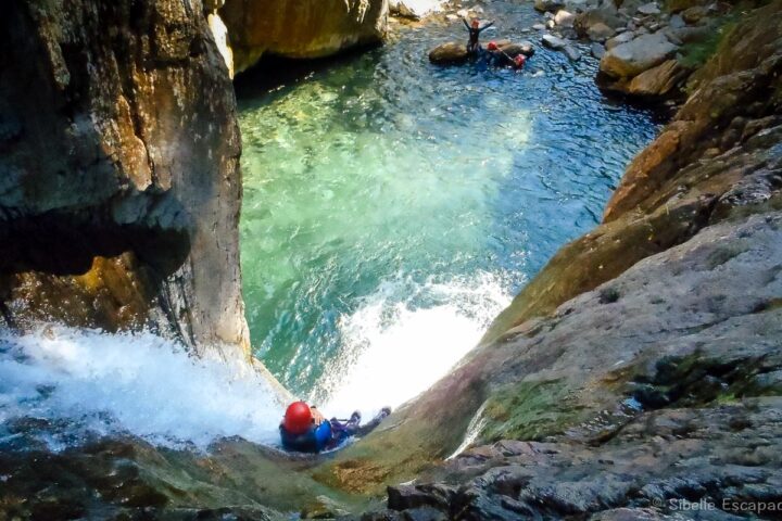 Canyon Artigue descente canyoning Ariège Pyrénées