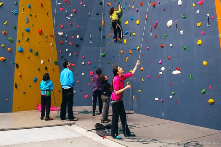 Escalade SAE salle plaine des sports Auzat Ariège