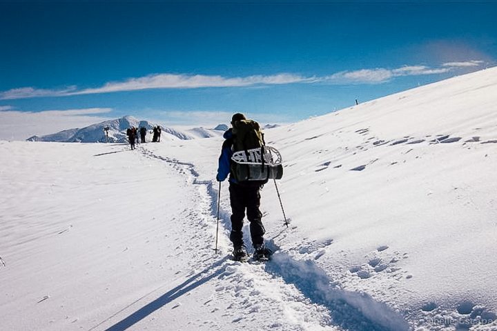 Raquette à neige Ariège Col Chioula
