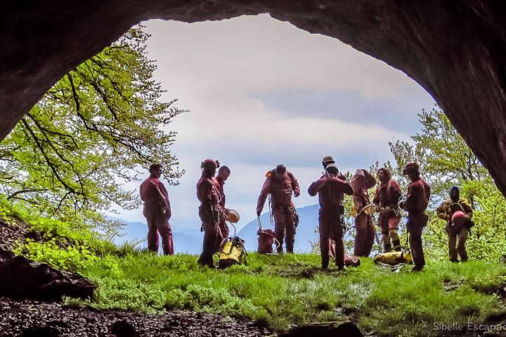 Spéléologie Ariège sortie de la grotte